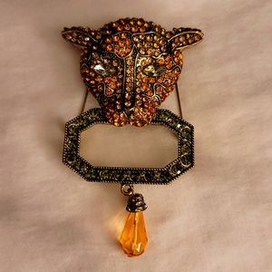 Sassy Jones Jaguar Brooch